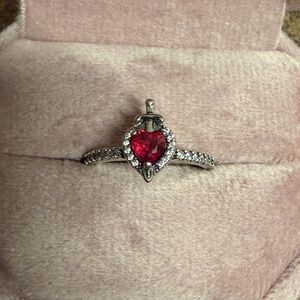 Pandora heart and dagger ring size 8